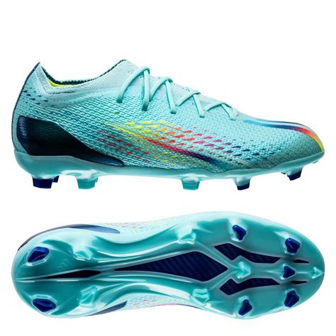 adidas x speedportal + fg al rihla - turquoise/rood/blauw|adidas X Speedportal+ FG Soccer Cleats .